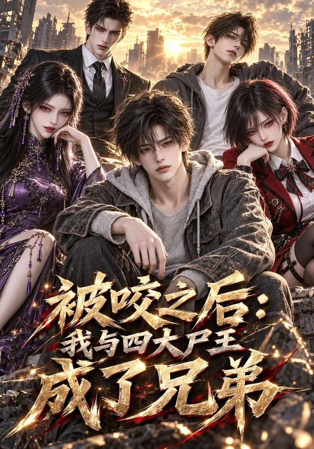 After the Bite, Four Zombie Kings Became My Brothers short-drama poster