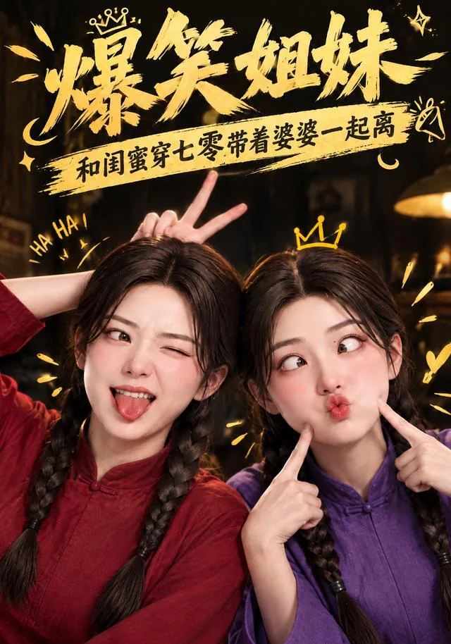 《爆笑姐妹：和闺蜜穿七零带着婆婆一起离》短剧海报