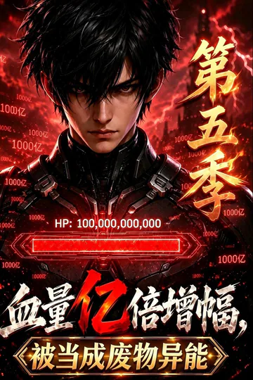 《血量亿倍增幅，被当成废物异能第五季》短剧海报