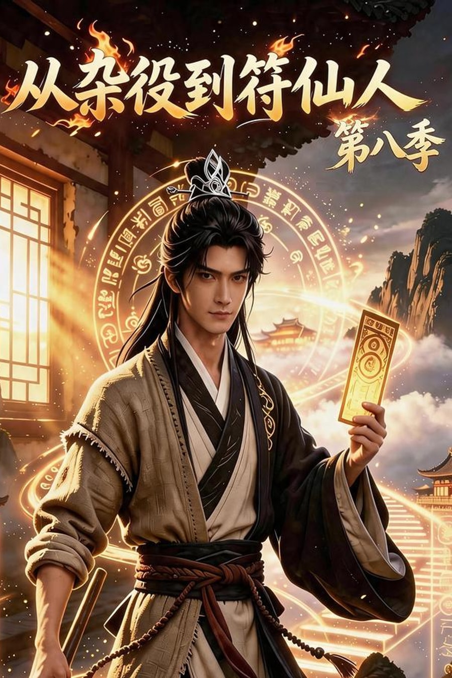 《从杂役到符仙人第八季》短剧海报