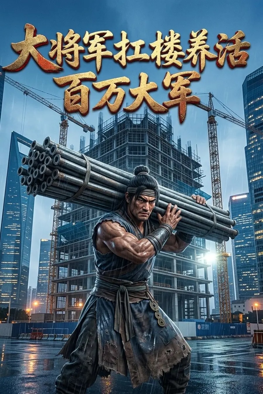 The General Carries Bricks to Feed a Million Troops short-drama poster