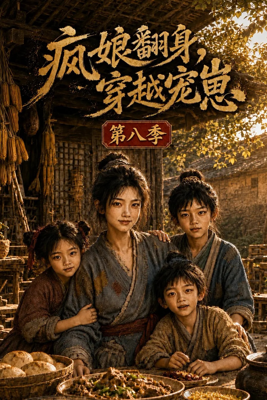 《疯娘翻身，穿越宠崽第八季》短剧海报