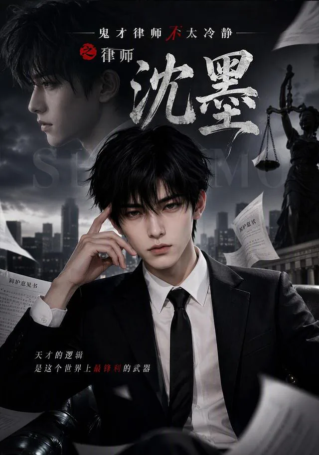 《鬼才律师不太冷静之律师沈墨》短剧海报