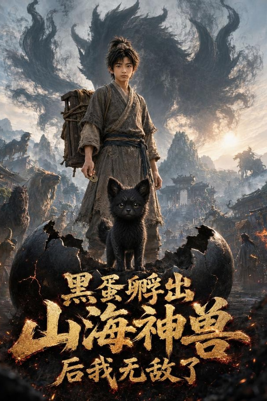 The Black Egg Hatched a Divine Beast and Made Me Invincible short-drama poster