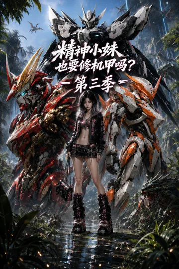 《精神小妹也要修机甲吗第三季》短剧海报