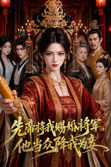 《先帝将我赐婚将军，他当众降我为妾》短剧海报