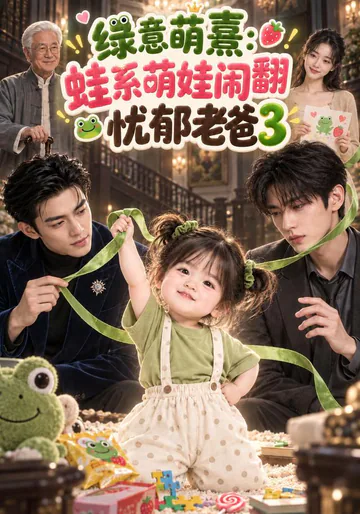 《绿意萌熹：蛙系萌娃闹翻忧郁老爸3》短剧海报