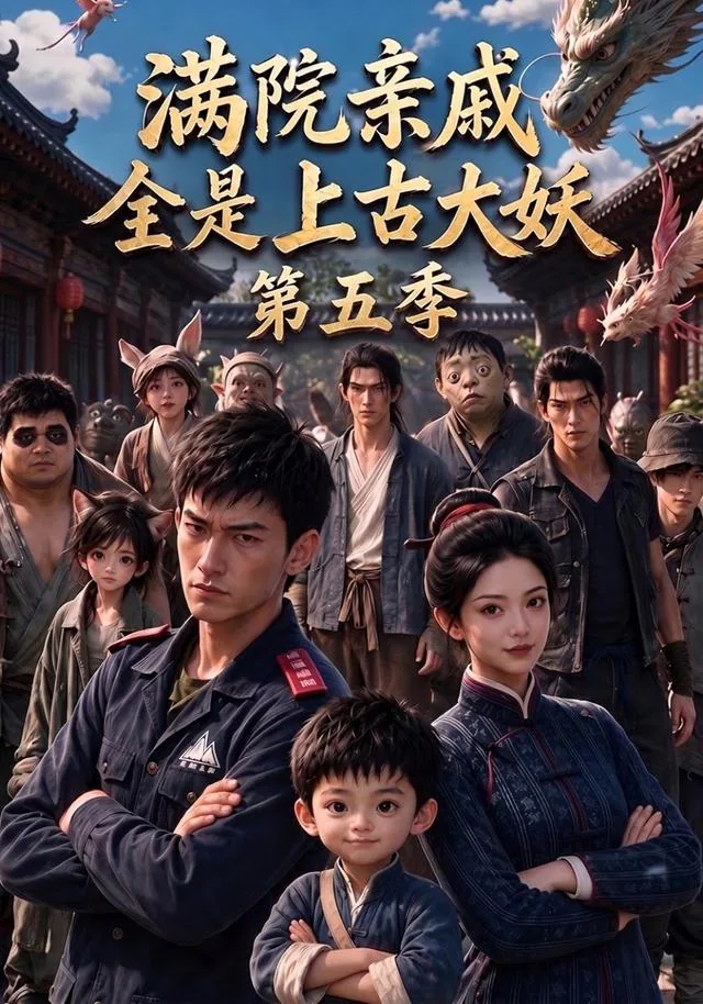 《滿院親戚全是上古大妖第五季》短劇海報