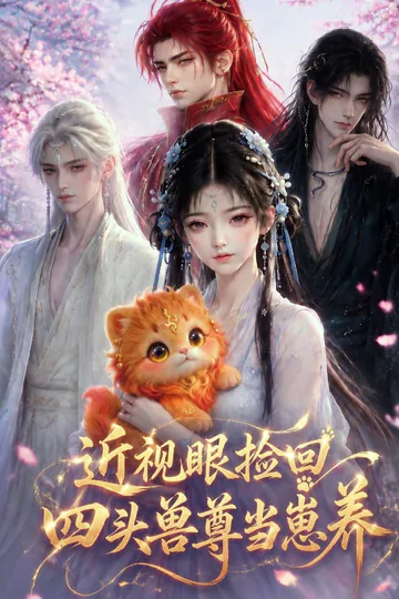 《近视眼捡回四头兽尊当崽养》短剧海报