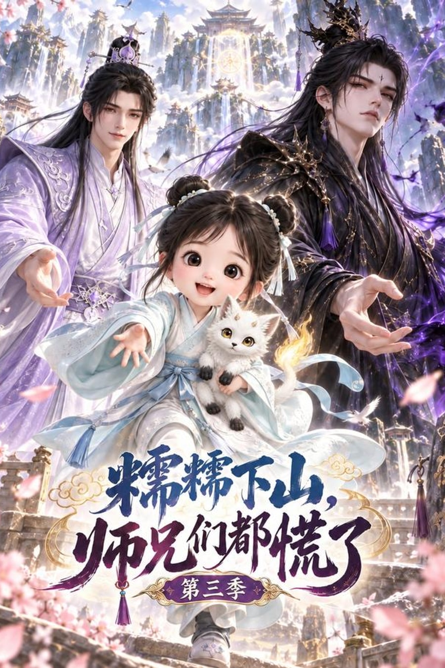 《糯糯下山，师兄们都慌了第三季》短剧海报