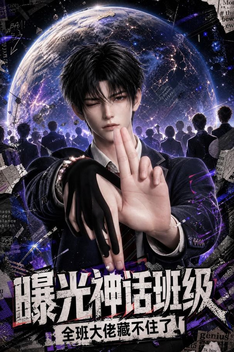 《曝光神话班级，全班大佬藏不住了》短剧海报