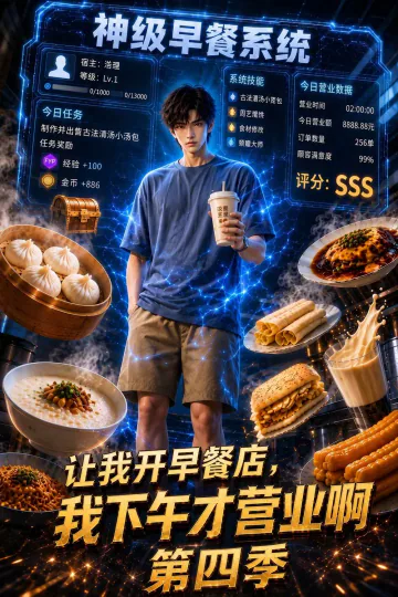 《让我开早餐店，我下午才营业啊第四季》短剧海报