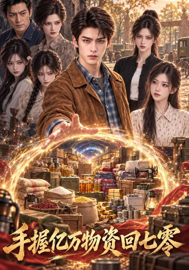 《手握亿万物资回七零》短剧海报