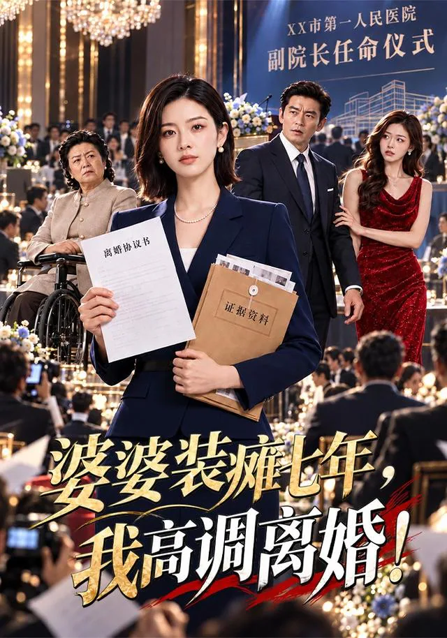 《婆婆装瘫七年，我高调离婚！》短剧海报