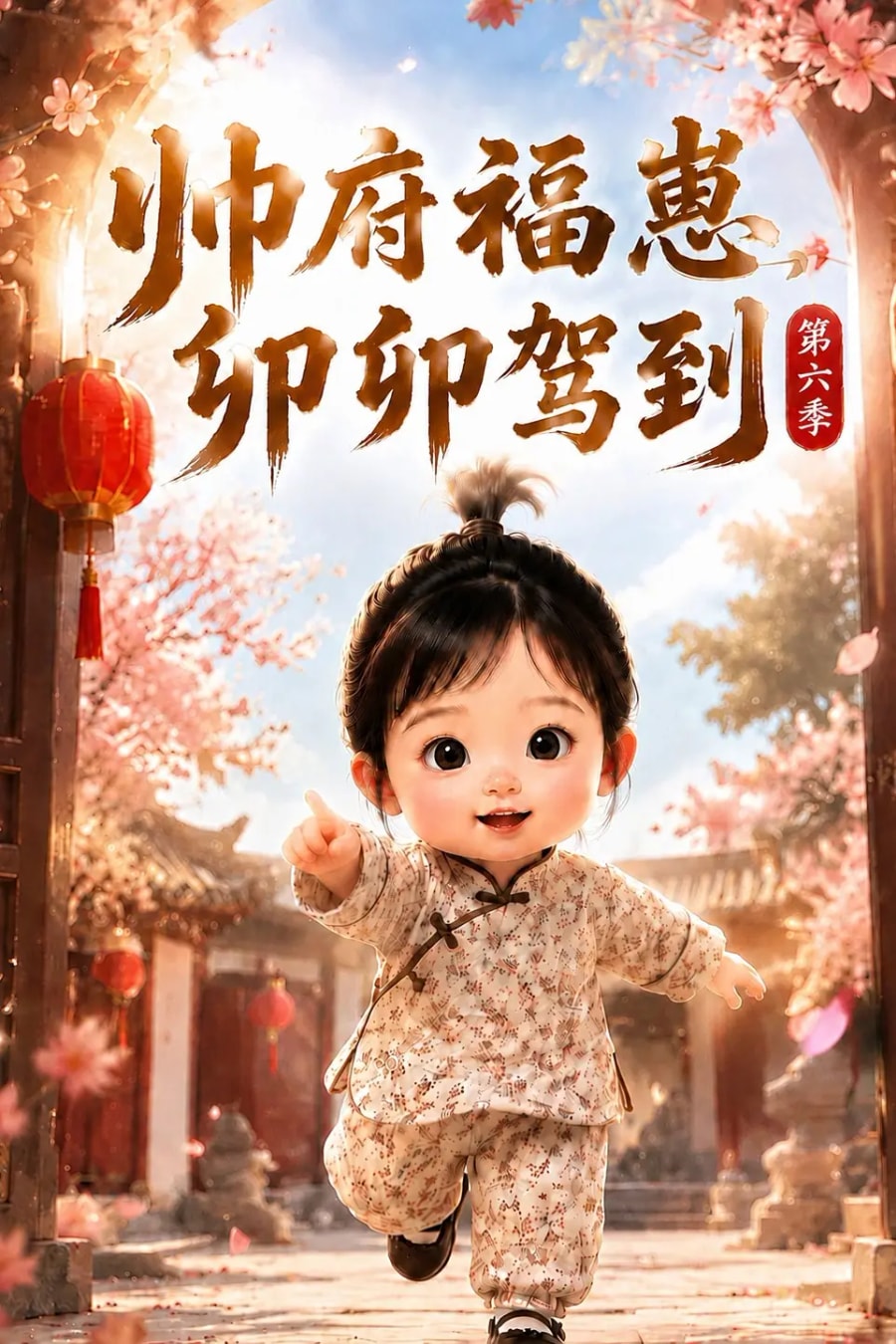 《帅府福崽，卯卯驾到第六季》短剧海报