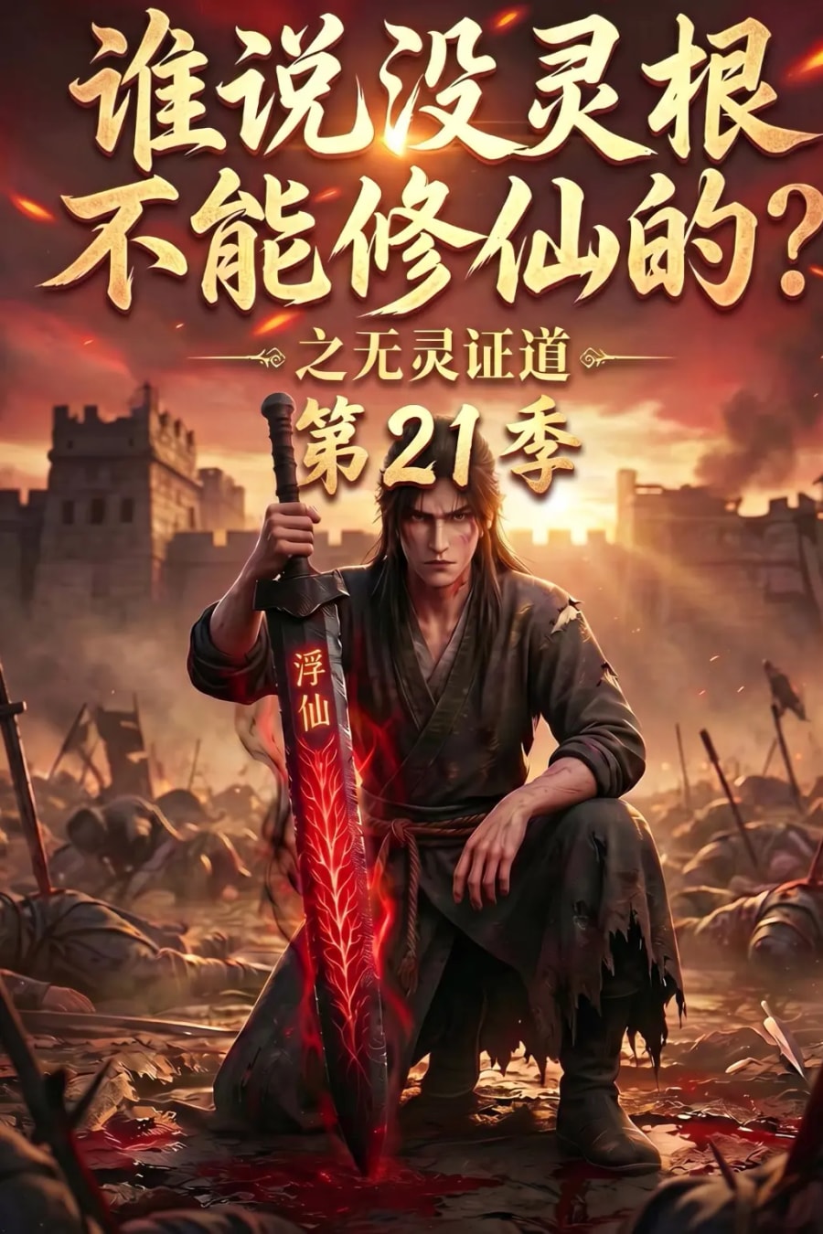 《谁说没灵根不能修仙的？之无灵证道第21季》短剧海报