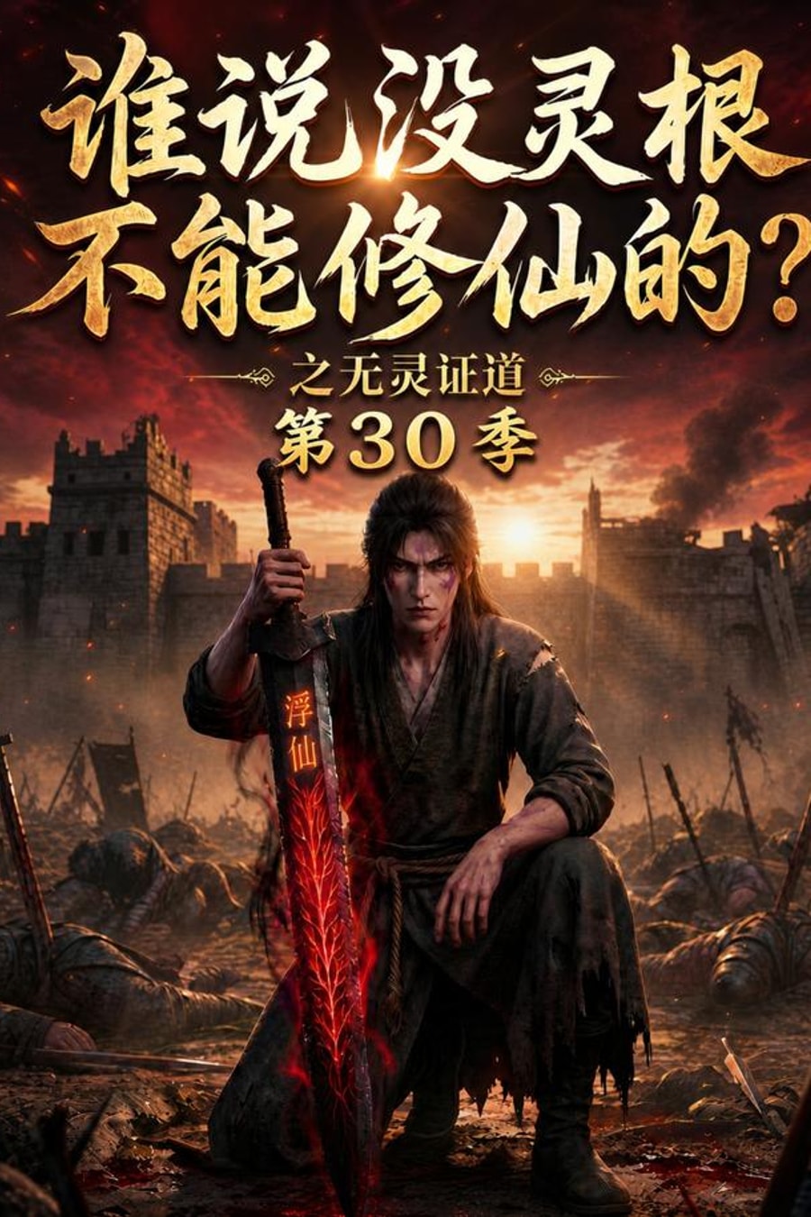 《谁说没灵根不能修仙的？之无灵证道第30季》短剧海报