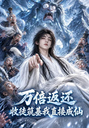 《万倍返还：收徒筑基我直接成仙》短剧海报