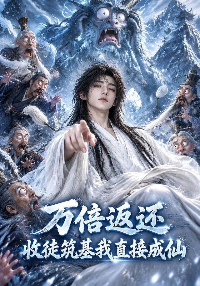 《萬倍返還：收徒築基我直接成仙》短劇海報