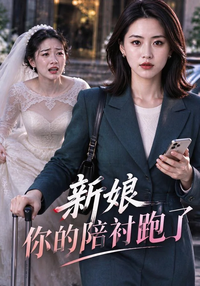 《新娘，你的陪衬跑了》短剧海报