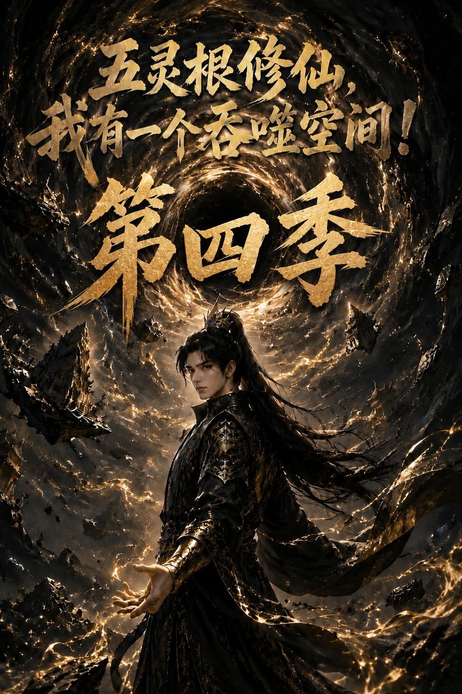 《五灵根修仙：我有一个吞噬空间！第四季》短剧海报
