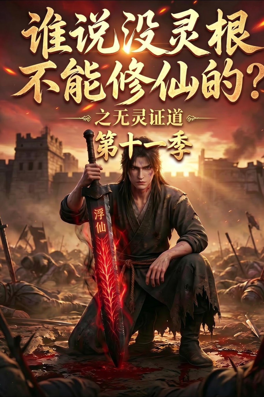 《谁说没灵根不能修仙的？之无灵证道第十一季》短剧海报