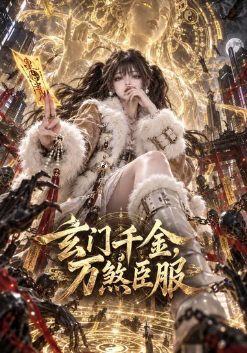 《玄门千金，万煞臣服》短剧海报
