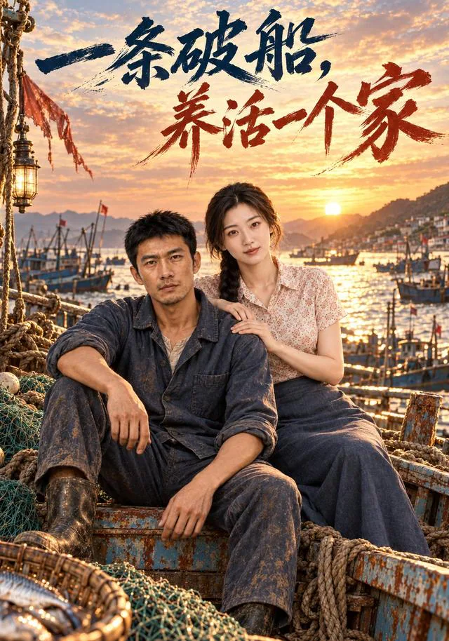 《一条破船，养活一个家》短剧海报