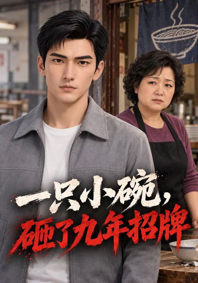 《一隻小碗，砸了九年招牌》短劇海報