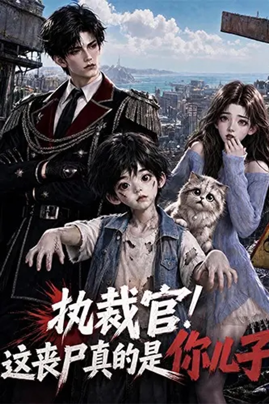 《执裁官！这丧尸真的是你儿子》短剧海报