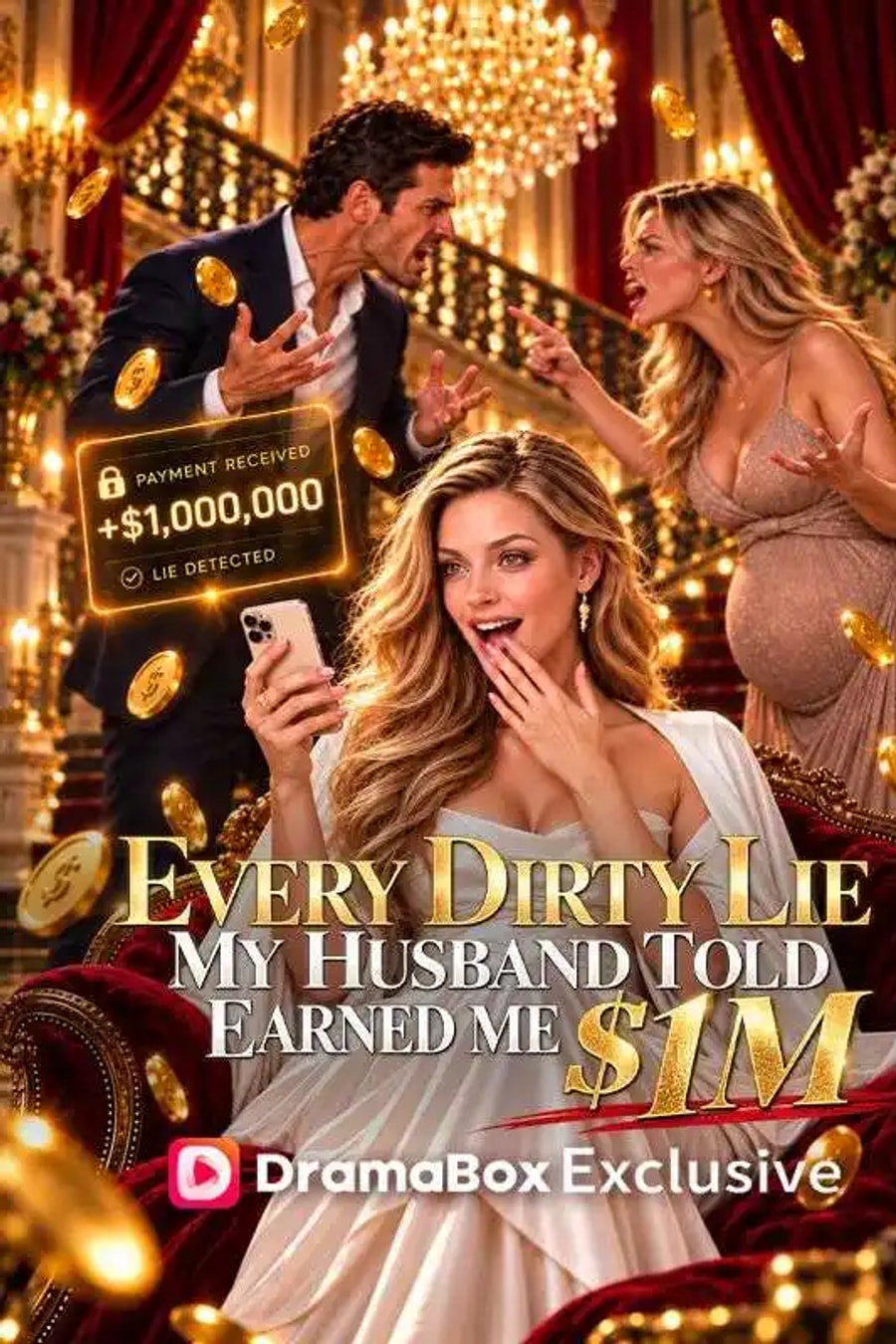 Every Dirty Lie My Husband Told Earned Me $1M short-drama poster