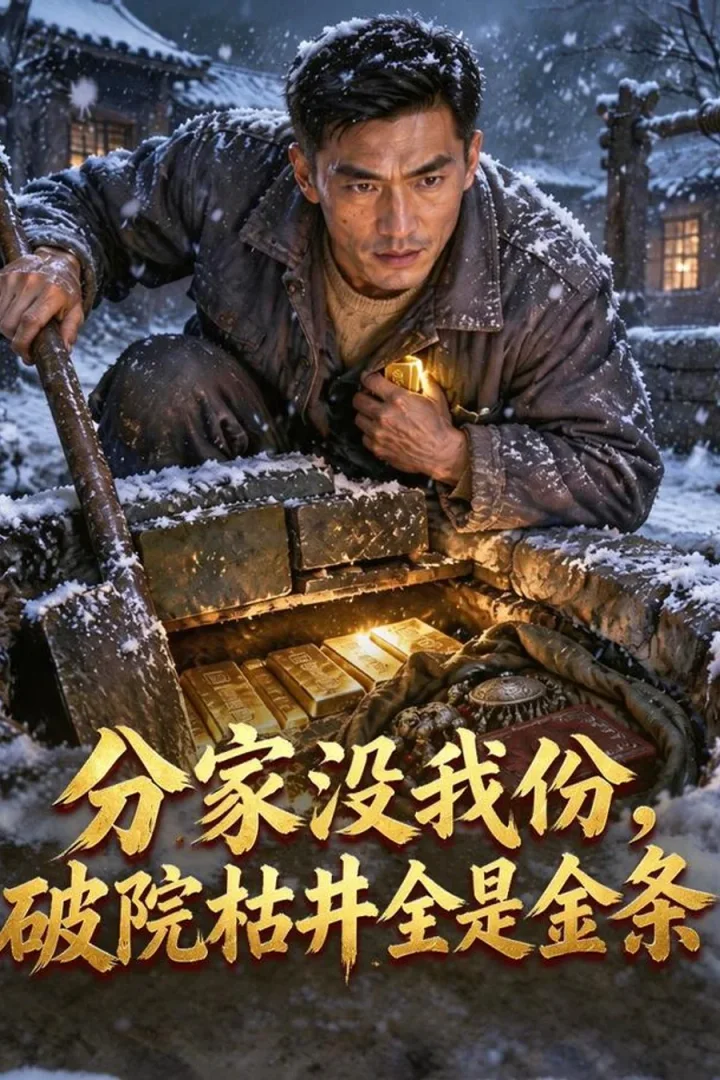 《分家没我份，破院枯井全是金条》短剧海报