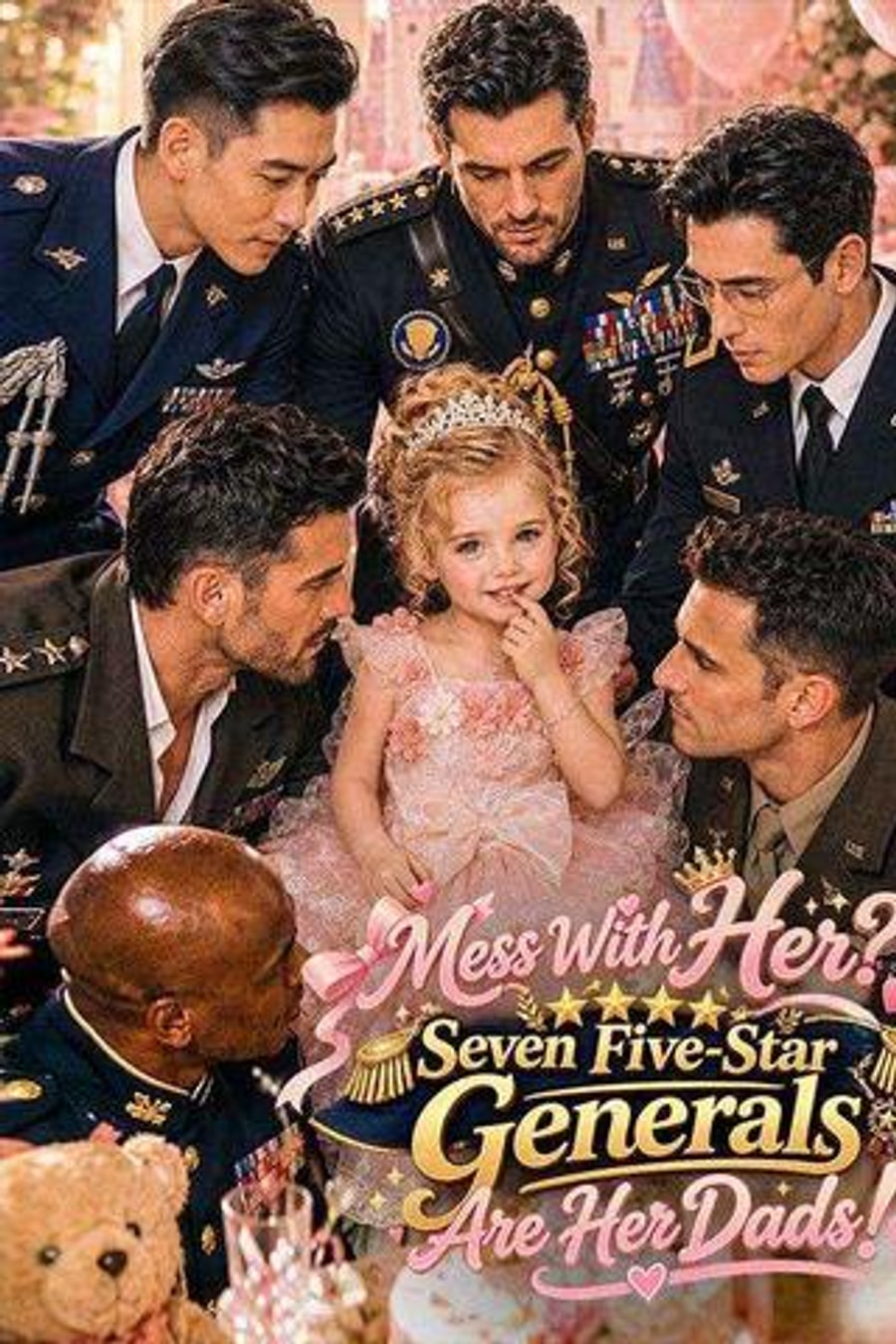 Mess With Her? Seven Five‑Star Generals Are Her Dads! short-drama poster