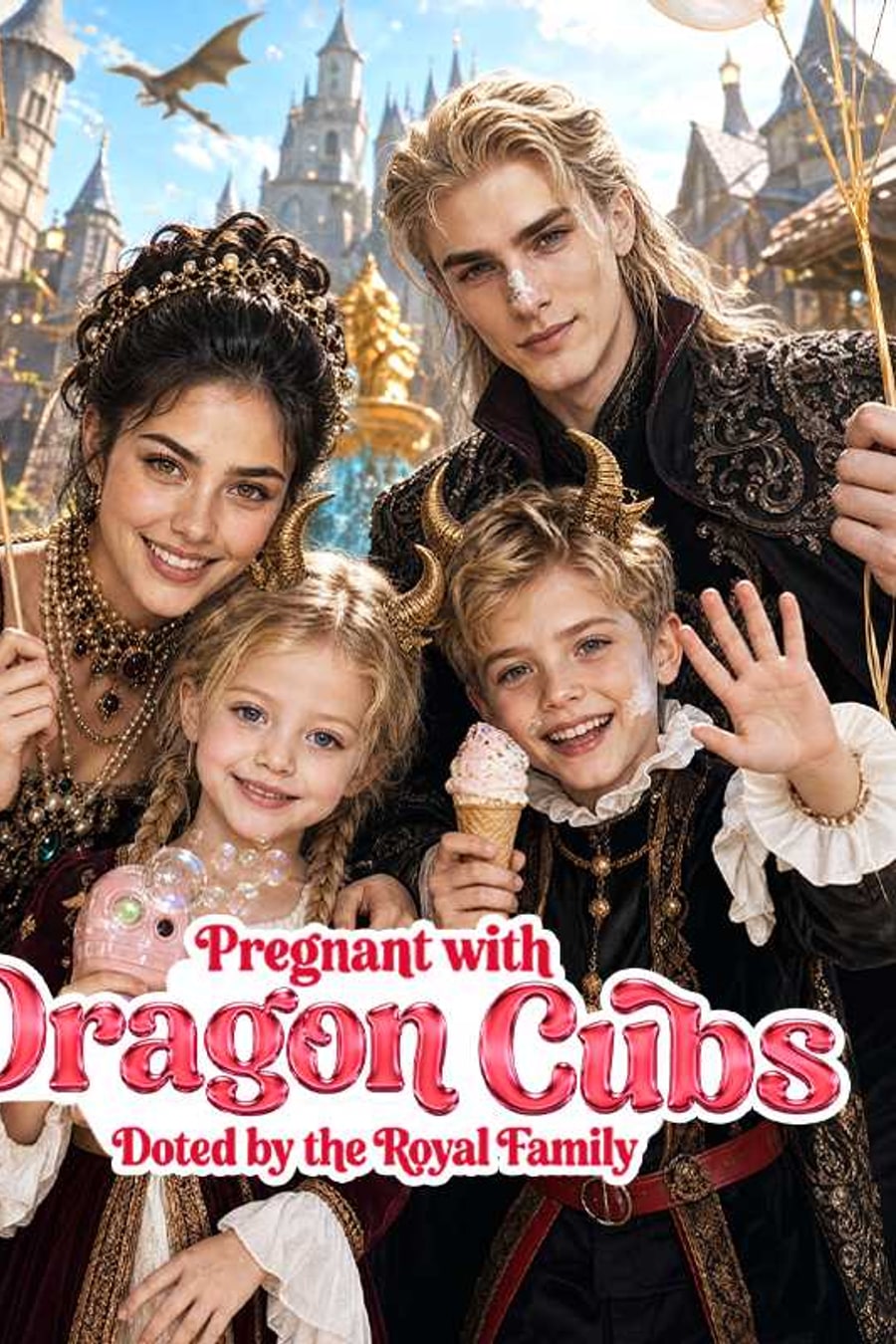 Pregnant with Dragon Cubs, Doted by the Royal Family short-drama poster