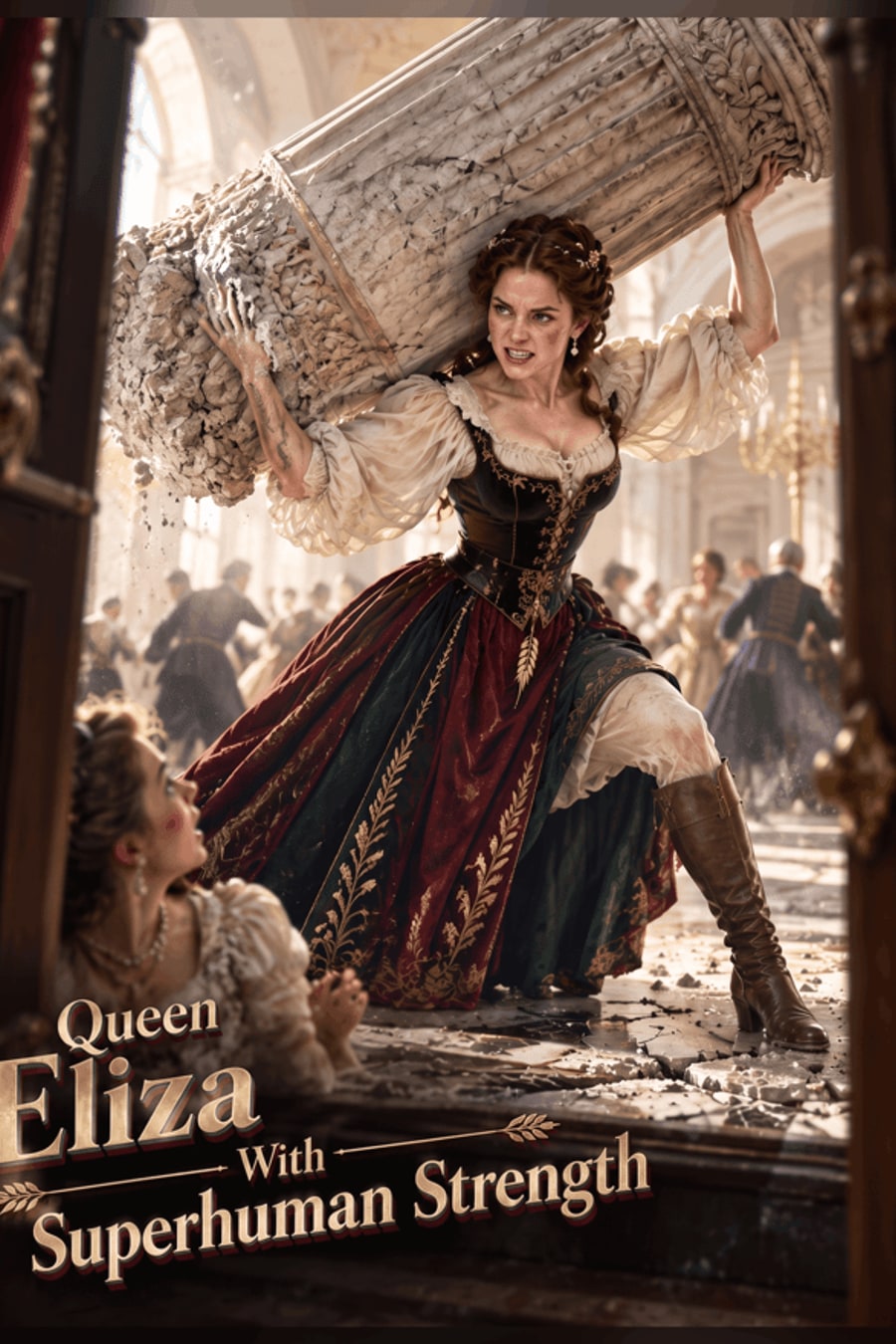 Queen Eliza With Superhuman Strength short-drama poster