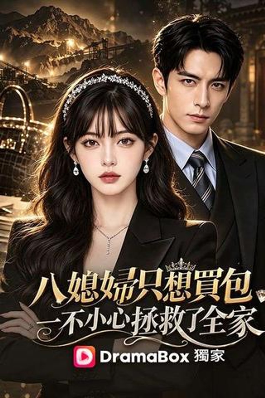 《八媳婦只想買包，一不小心拯救了全家》短劇海報