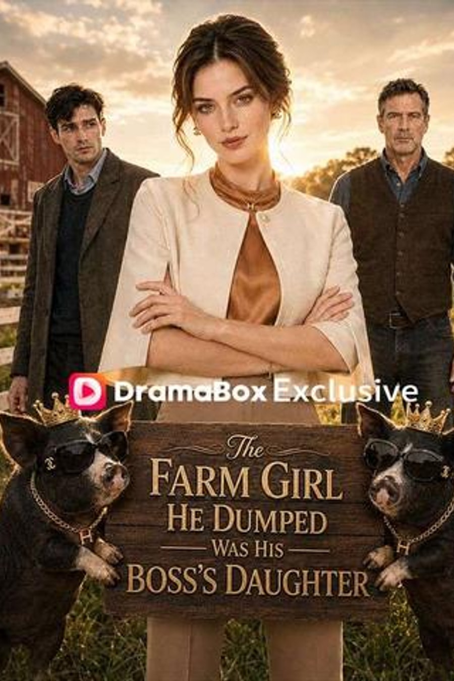 The Farm Girl He Dumped Was His Boss's Daughter short-drama poster