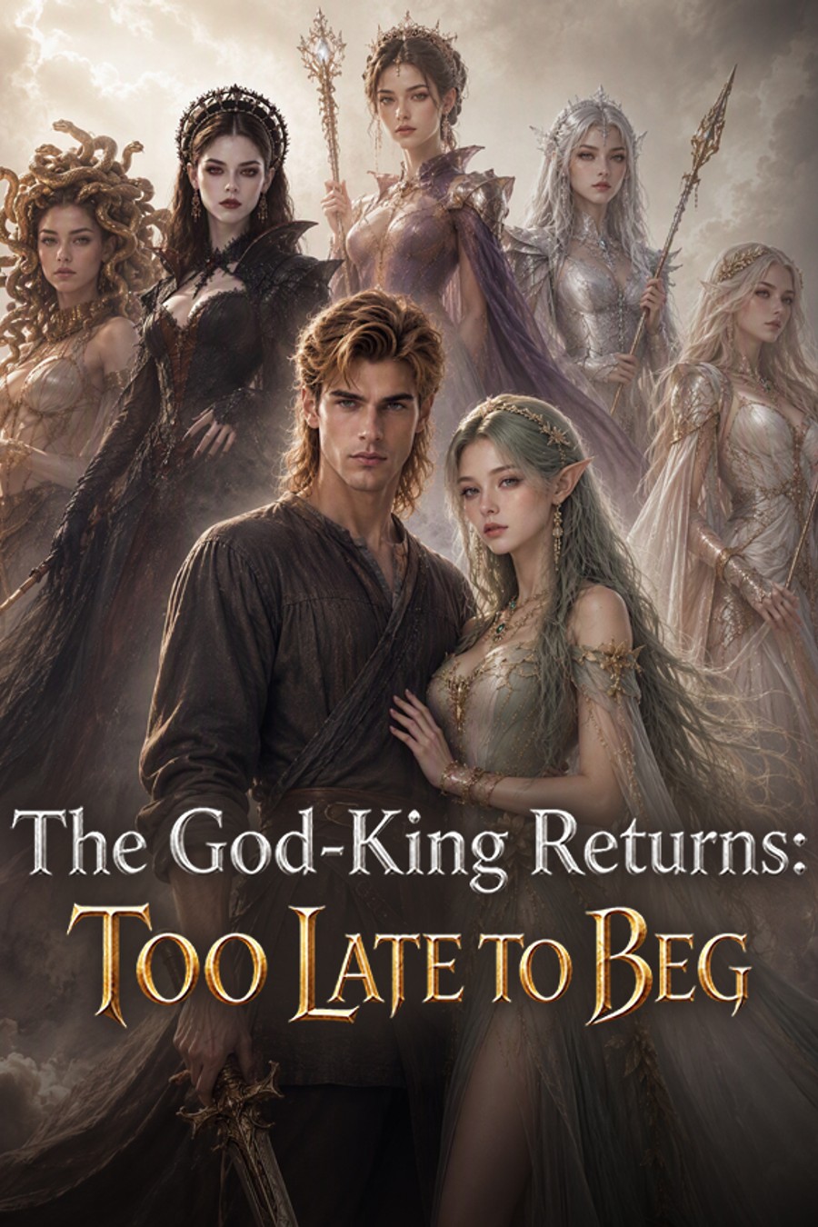 The God-King Returns: Too Late to Beg short-drama poster