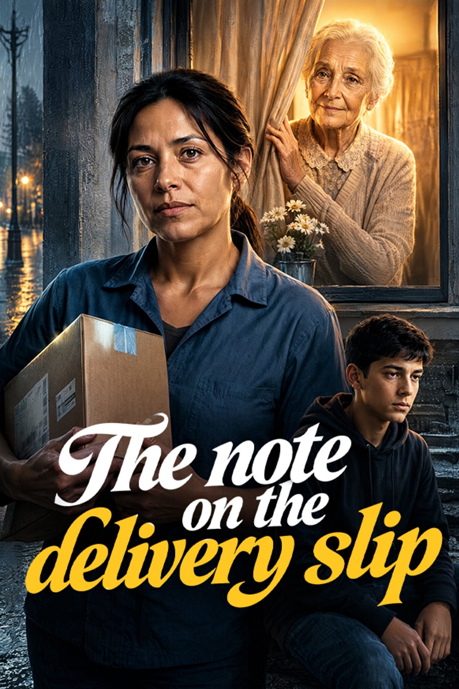 The note on the delivery slip short-drama poster