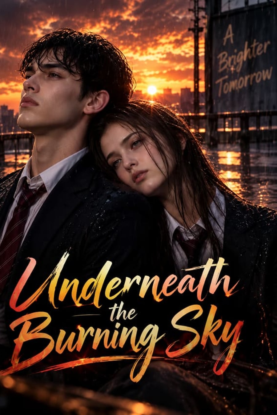 Underneath the Burning Sky short-drama poster