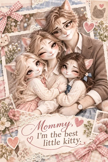 《媽媽，我是最棒的小貓咪》短劇海報